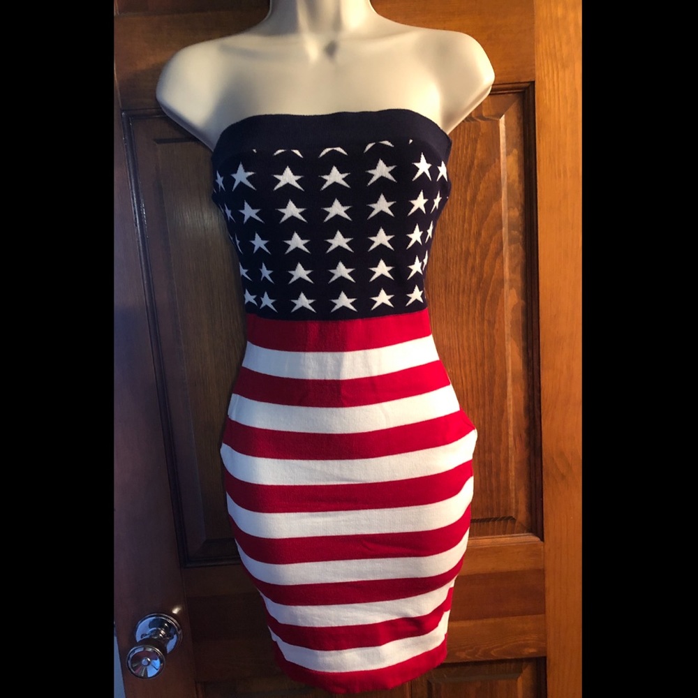 Flag tube dress